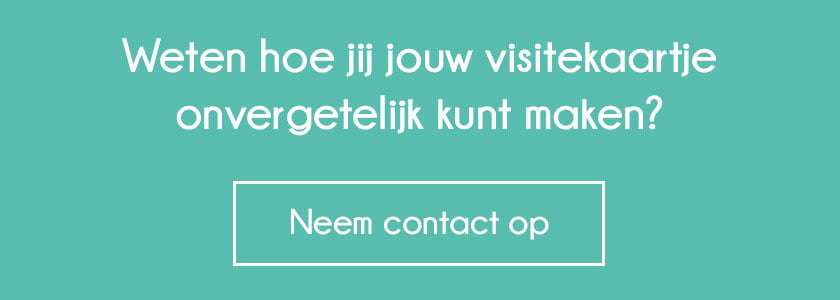 Neem contact op - Visitekaartje