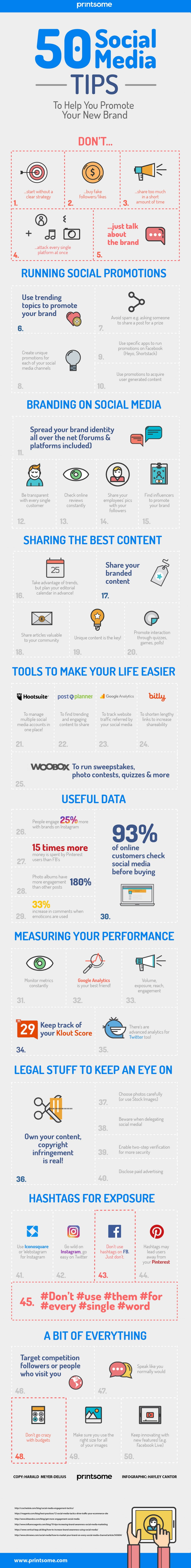 Social media tips