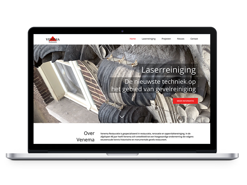 Webdesign Venema Restauratie