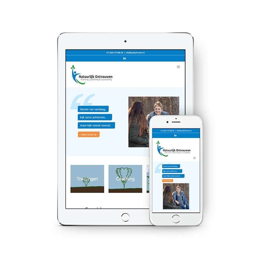 Website Natuurlijk Ontvouwen